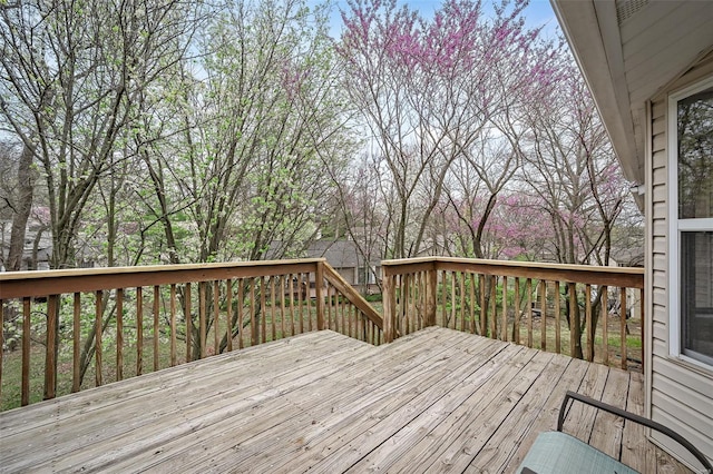 413 Oak Pl, Lake St Louis, MO 63367 - view of wooden deck