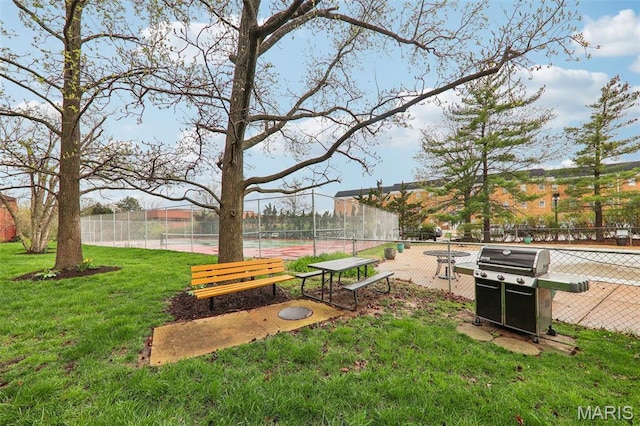 539 Coeur De Royale Dr Unit 201, Saint Louis, MO 63141 - view of yard featuring a tennis court