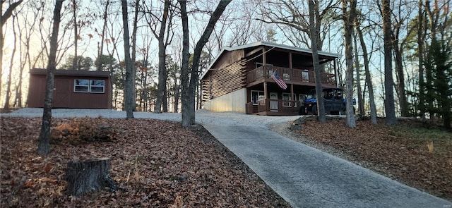 13559 Kitt Park Dr, Saint Genevieve, MO 63670 - view of front of home with concrete driveway