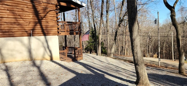 13559 Kitt Park Dr, Saint Genevieve, MO 63670 - view of yard featuring a wooden deck