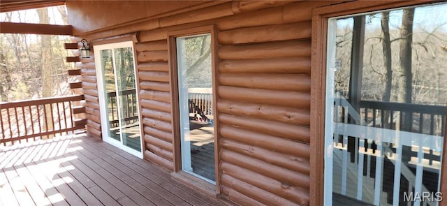 13559 Kitt Park Dr, Saint Genevieve, MO 63670 - view of wooden terrace