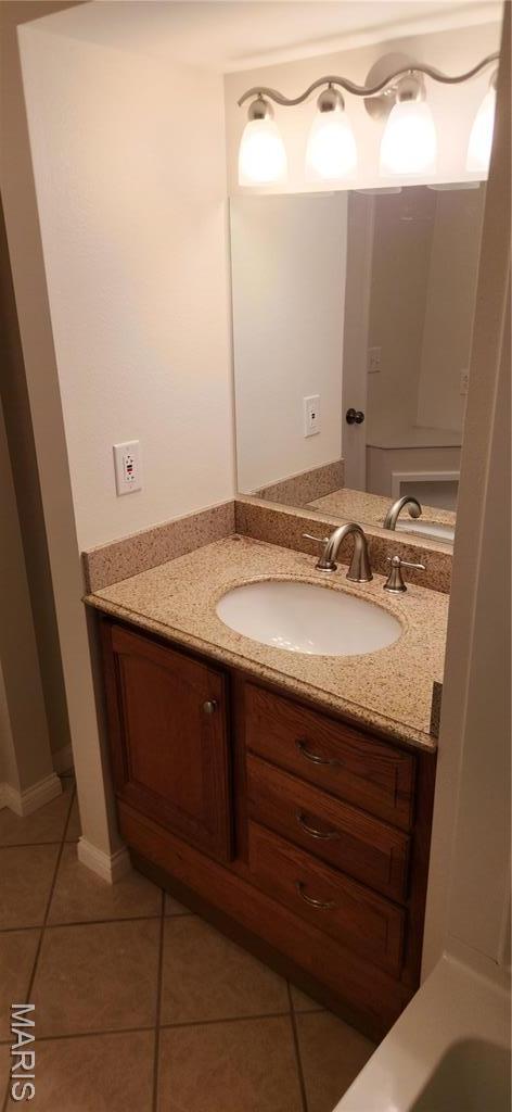 13559 Kitt Park Dr, Saint Genevieve, MO 63670 - bathroom featuring vanity and tile patterned flooring