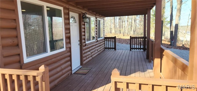 13559 Kitt Park Dr, Saint Genevieve, MO 63670 - view of wooden porch