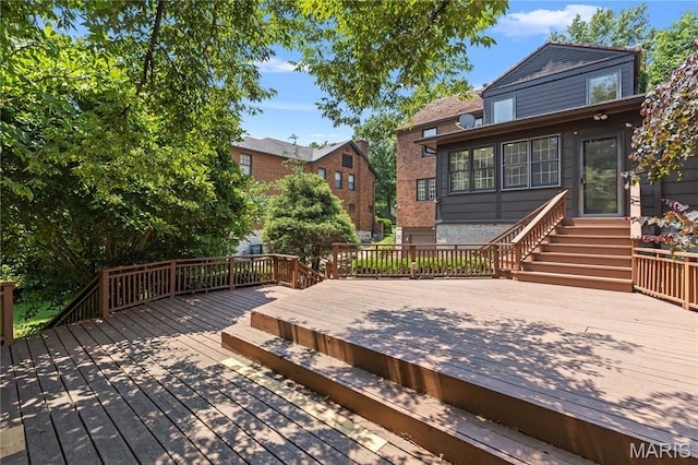46 Broadview Dr, Clayton, MO 63105 - view of deck