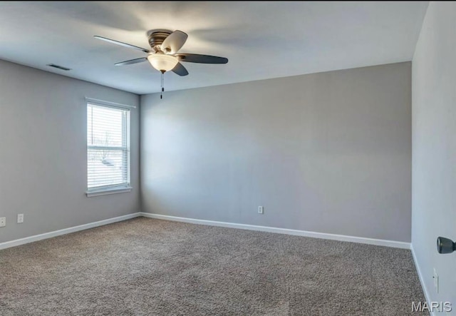 911 Valse Ct, Lake St Louis, MO 63367 - carpeted empty room featuring ceiling fan and baseboards