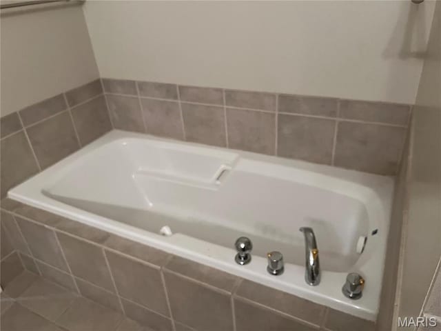 bathroom with a bath