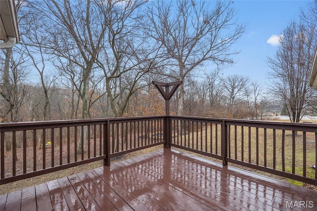 209 Hartland Ct, Hillsboro, MO 63050 - view of wooden terrace