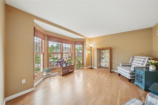 13456 Sunset Meadows Ln, Saint Louis, MO 63128 - living area with baseboards and wood finished floors
