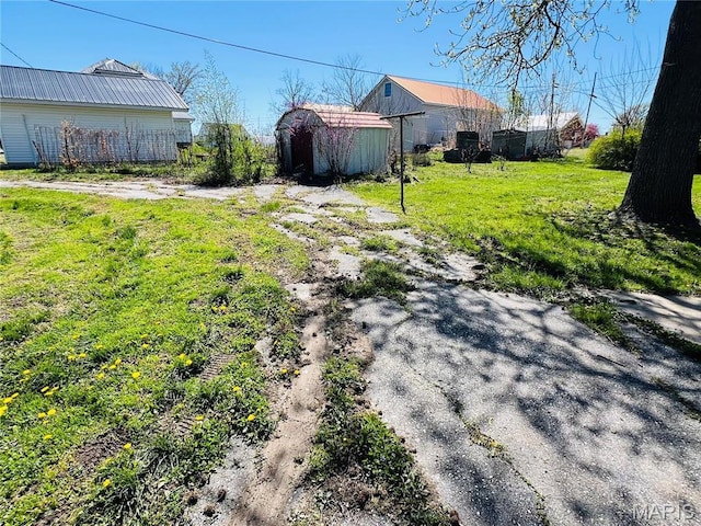 604 Salling St, Perry, MO 63462 - view of yard