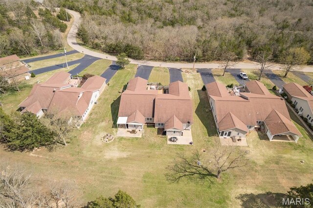 1654 Napoleon Dr, Bonne Terre, MO 63628 - aerial view of property's location with nearby suburban area