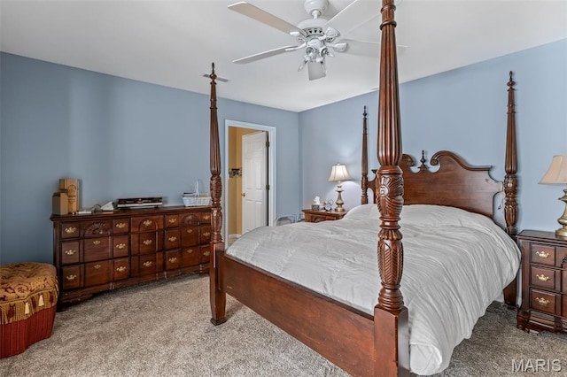 1654 Napoleon Dr, Bonne Terre, MO 63628 - bedroom with carpet flooring and ceiling fan
