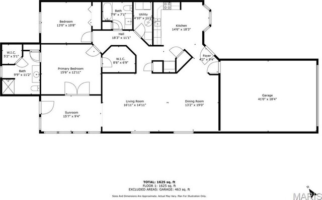 1654 Napoleon Dr, Bonne Terre, MO 63628 - home floor plan