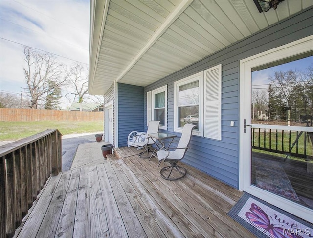 14056 State Route O, Rolla, MO 65401 - deck featuring fence