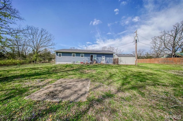 14056 State Route O, Rolla, MO 65401 - back of property with an outdoor structure and a storage shed