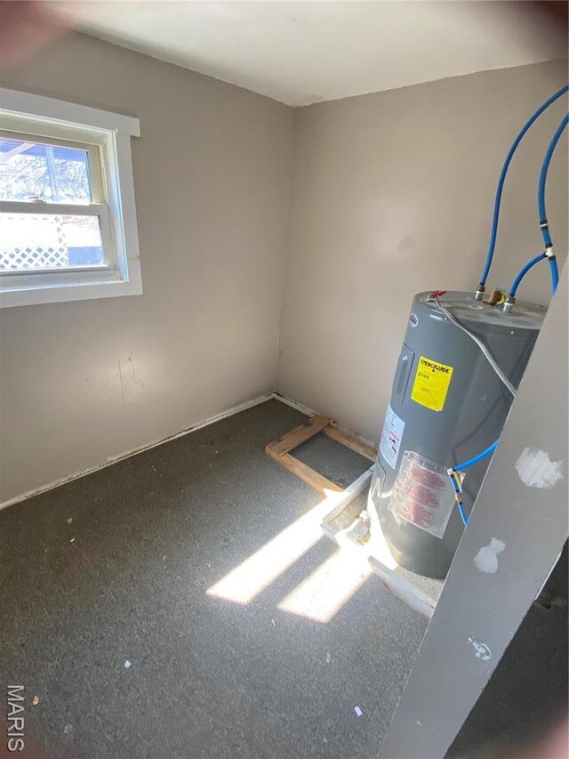 519 Albert St, Fredericktown, MO 63645 - utility room with water heater