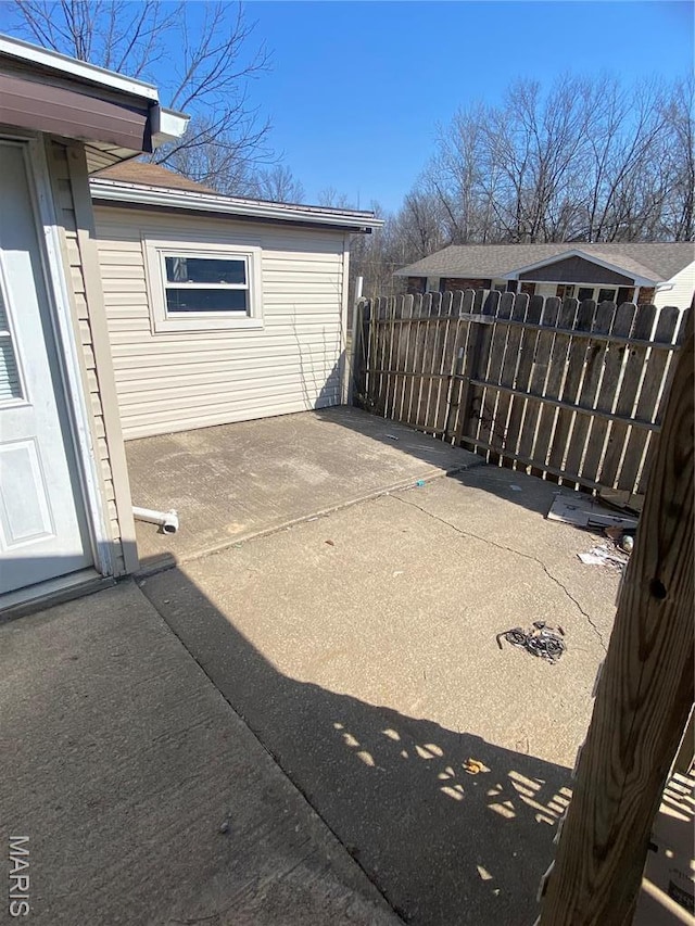 519 Albert St, Fredericktown, MO 63645 - view of patio / terrace featuring fence
