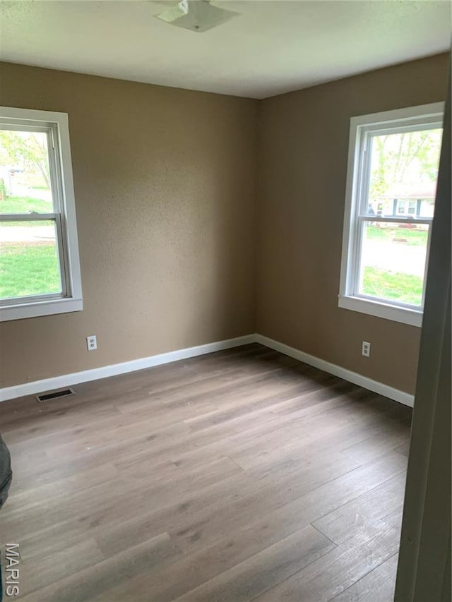 200 Easton St, Bonne Terre, MO 63628 - spare room featuring plenty of natural light, wood finished floors, and baseboards