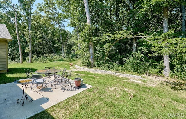 440 Winchester Way, Winfield, MO 63389 - view of grassy yard featuring a patio area