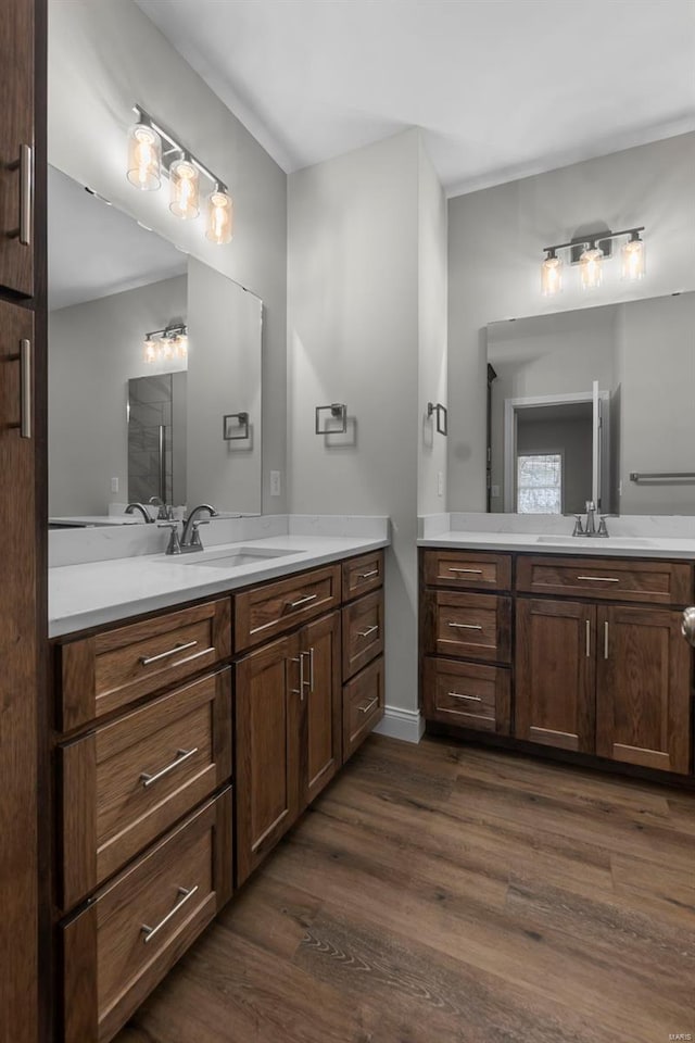 12 Creekside Way, Cape Girardeau, MO 63701 - full bathroom featuring wood finished floors and two vanities