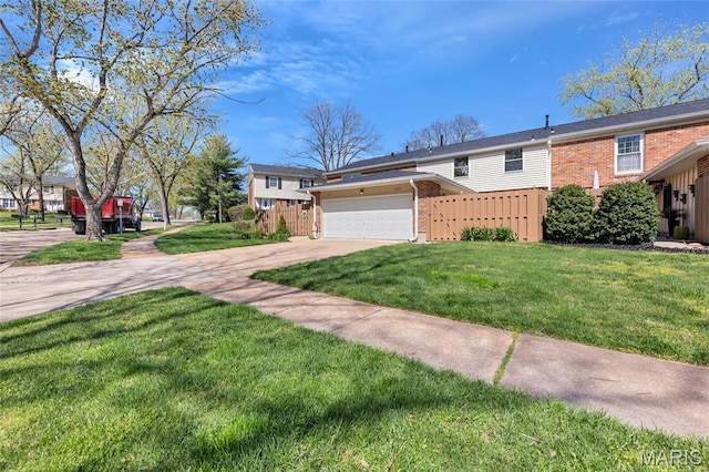 13355 Land O Woods Dr, Saint Louis, MO 63141 - view of front of home with brick siding and concrete driveway