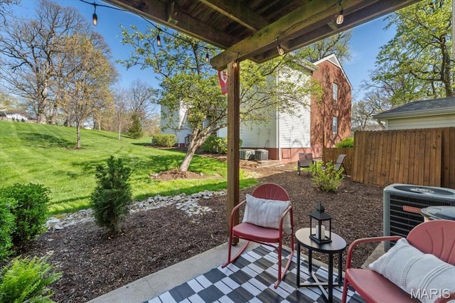 1551 Swallow Dr, Saint Louis, MO 63144 - view of patio featuring cooling unit