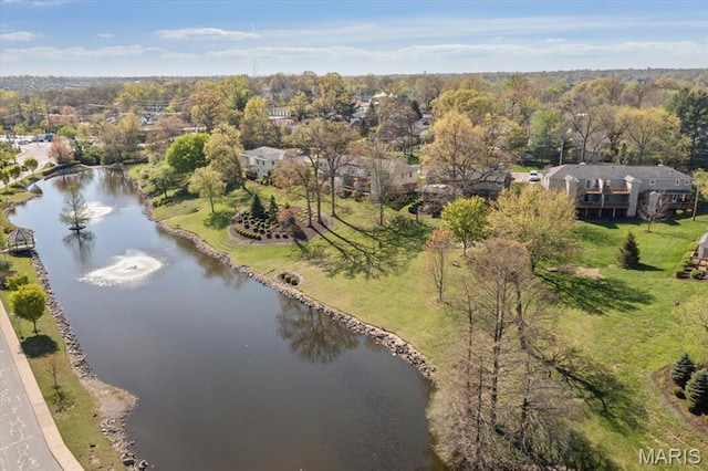 1551 Swallow Dr, Saint Louis, MO 63144 - drone / aerial view of a nearby body of water