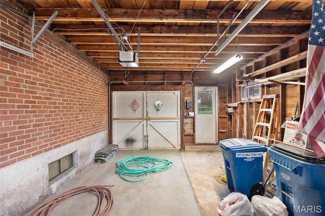 8900 Southview Ln, Saint Louis, MO 63123 - storage area with a garage