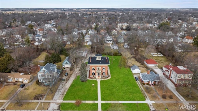 876 W State St W, Jacksonville, IL 62650 - aerial overview of property's location with nearby suburban area