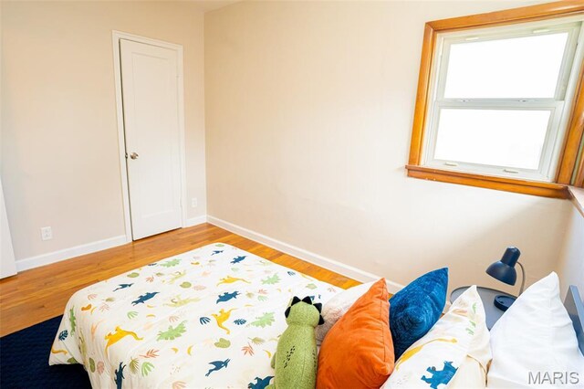 2917 Grand Ave, Granite City, IL 62040 - bedroom featuring wood finished floors and baseboards