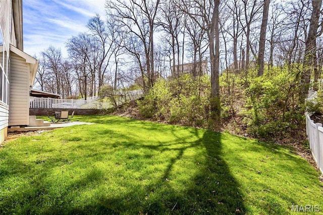 1168 Oak Hollow Dr, Imperial, MO 63052 - view of yard with a patio area