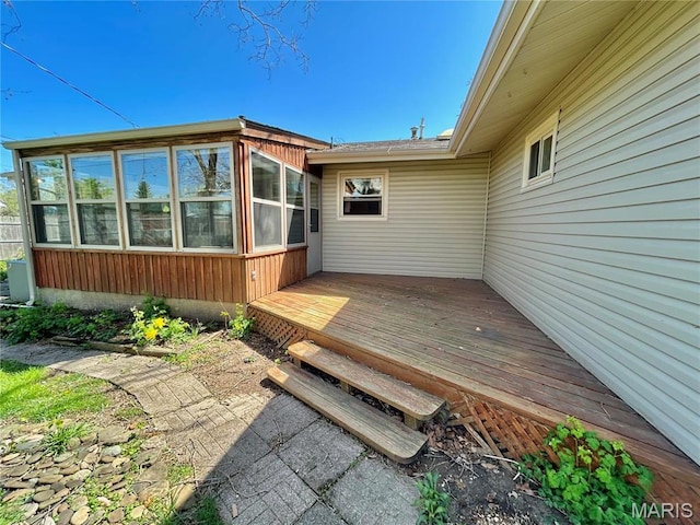 1101 S Mildred Blvd, Salem, MO 65560 - deck with a sunroom