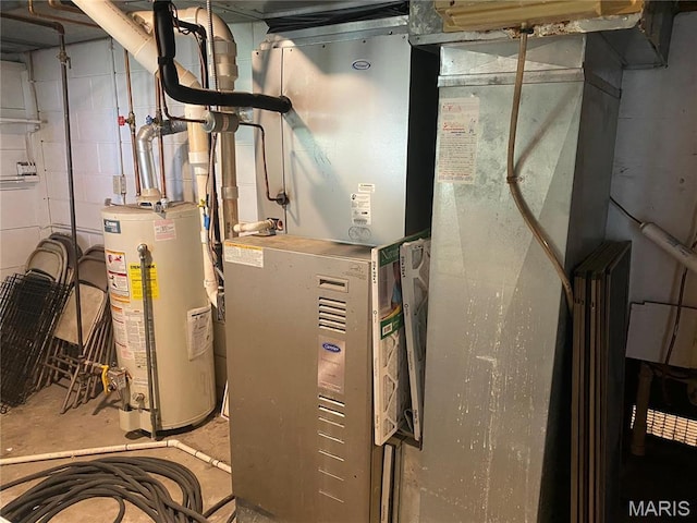 utilities featuring water heater