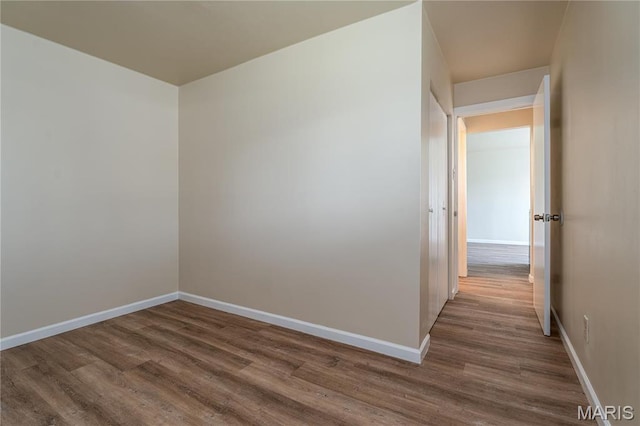 2938 Oregon Ave, Granite City, IL 62040 - unfurnished room with wood finished floors and baseboards