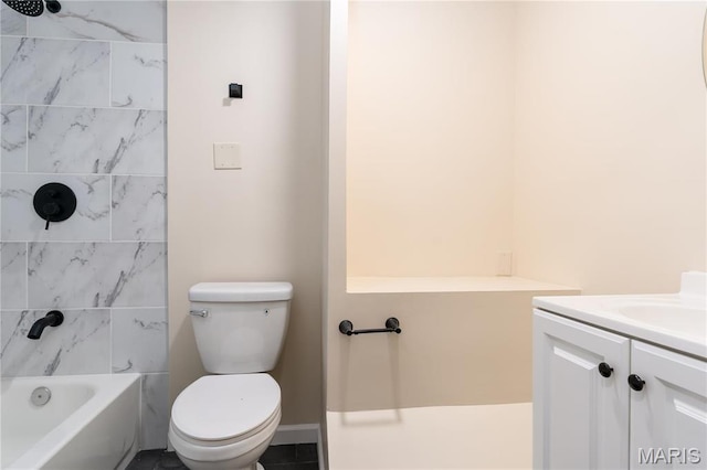 2938 Oregon Ave, Granite City, IL 62040 - bathroom featuring vanity and washtub / shower combination