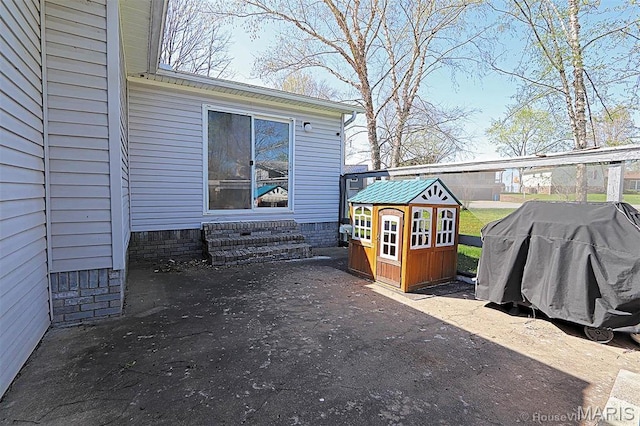 301 Kimberly Dr, Scott City, MO 63780 - view of patio featuring entry steps