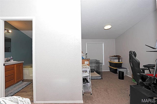 301 Kimberly Dr, Scott City, MO 63780 - view of carpeted home office