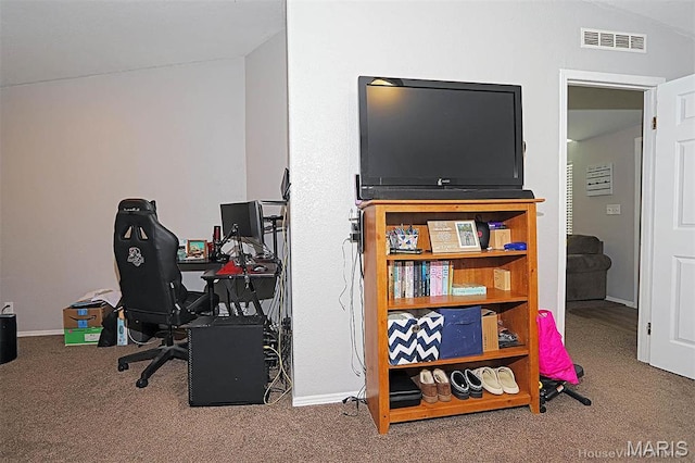 301 Kimberly Dr, Scott City, MO 63780 - carpeted office featuring baseboards