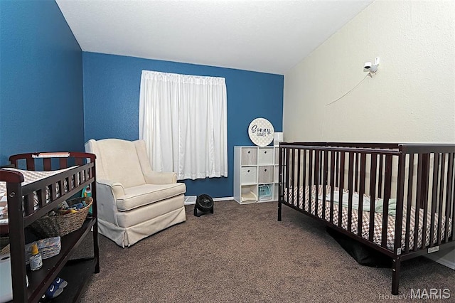 301 Kimberly Dr, Scott City, MO 63780 - carpeted bedroom featuring a nursery area and baseboards