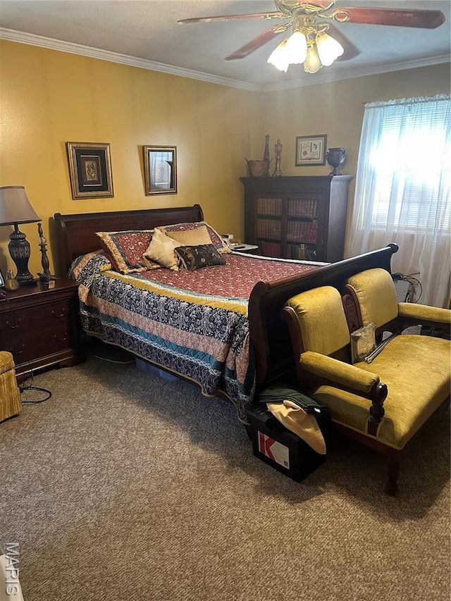 949 Ripley 21n-4, Doniphan, MO 63935 - carpeted bedroom featuring ornamental molding and a ceiling fan