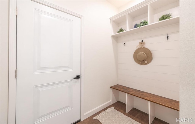 235 Sunny Dr, Rolla, MO 65401 - mudroom featuring wood finished floors and baseboards
