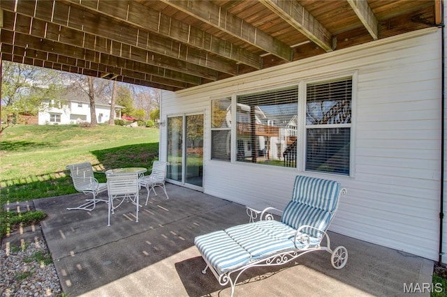 view of patio / terrace with outdoor dining space