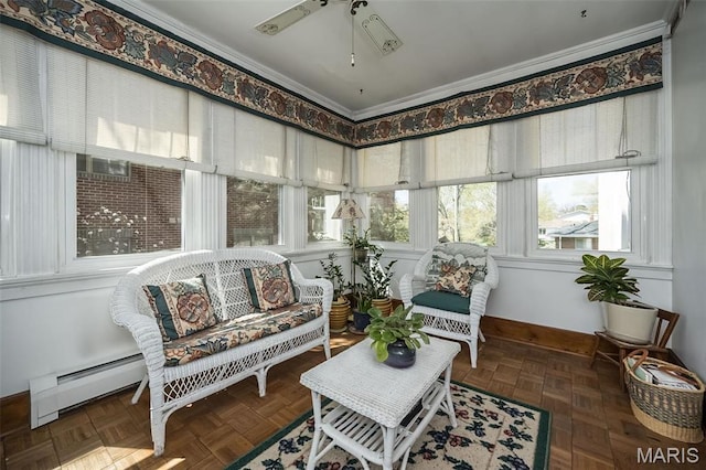 631 N Geyer Rd, Saint Louis, MO 63122 - sunroom / solarium with crown molding