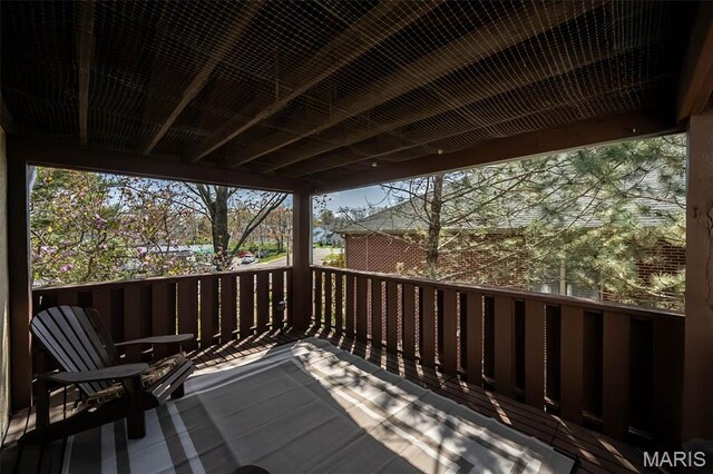 631 N Geyer Rd, Saint Louis, MO 63122 - view of deck