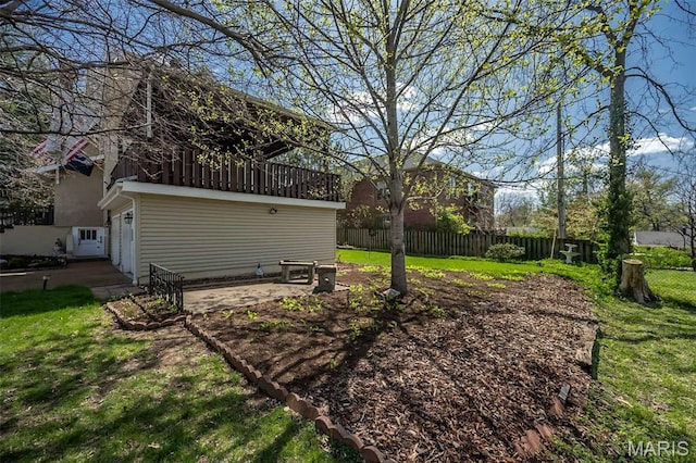 631 N Geyer Rd, Saint Louis, MO 63122 - view of yard with a patio area and a balcony