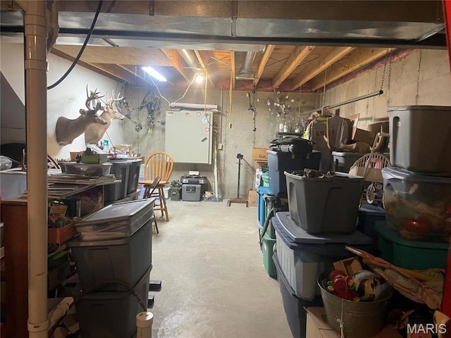4101 Juedeman Rd, Mo, MO 65453 - view of unfinished basement