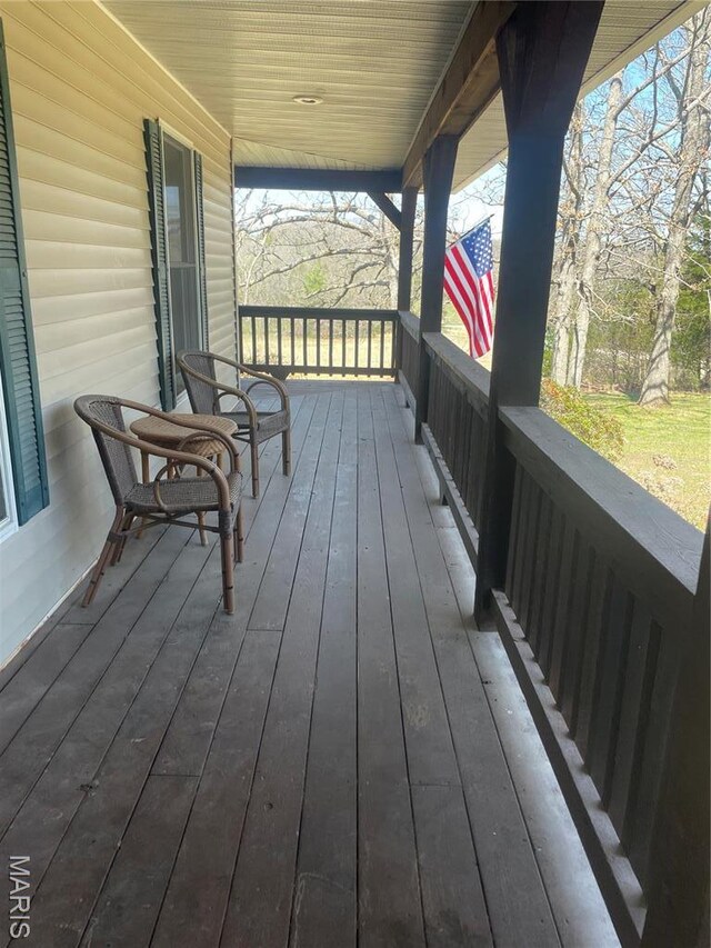 4101 Juedeman Rd, Mo, MO 65453 - deck featuring a porch