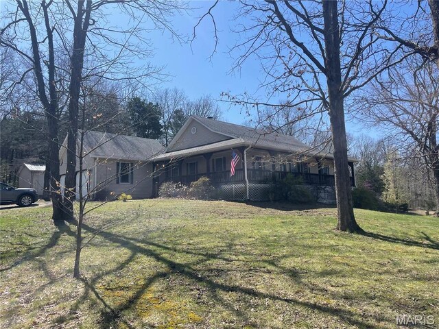 4101 Juedeman Rd, Mo, MO 65453 - view of home's exterior featuring a yard
