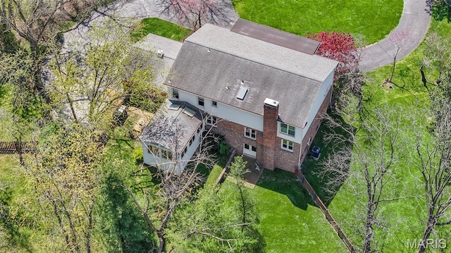 1304 Brynnwood Dr, Saint Louis, MO 63124 - view from above of property