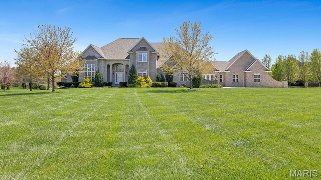 9108 Wiltshire Dr, Columbia, IL 62236 - view of front of property with a front lawn