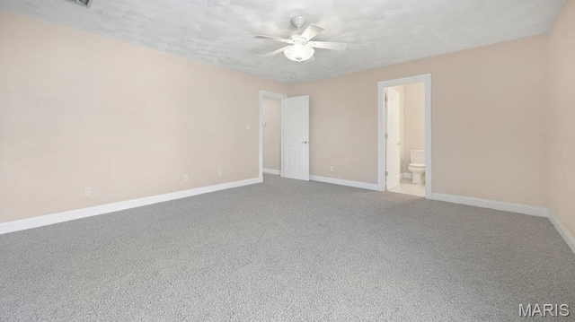 9108 Wiltshire Dr, Columbia, IL 62236 - carpeted spare room with baseboards and ceiling fan